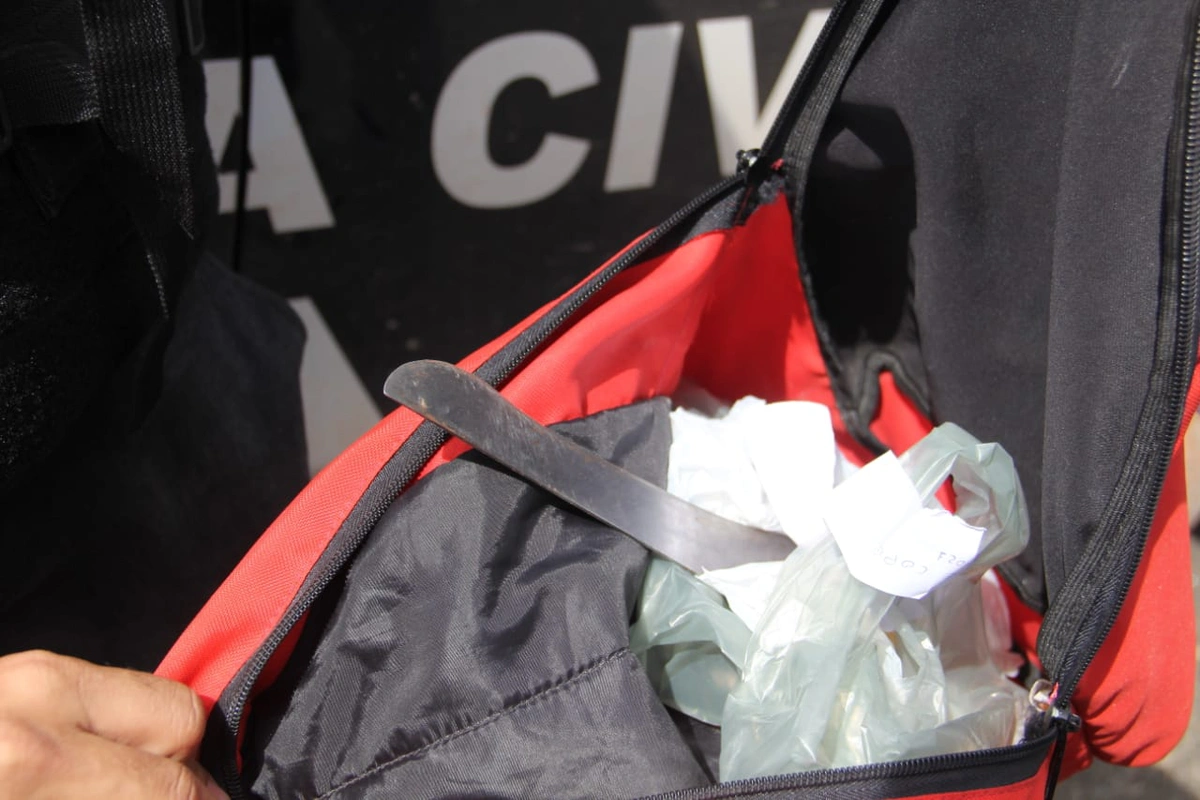 Faca aprendida pela Polícia Civil