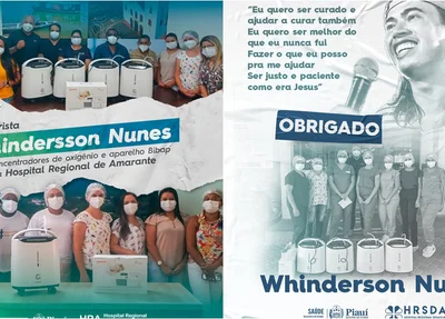 Hospitais recebem doações de Whindersson Nunes