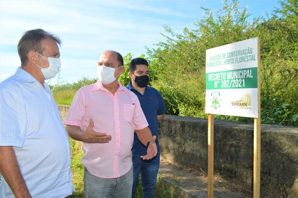 Joãozinho Félix visita Horto Florestal