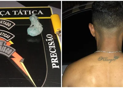 Jovem é preso por tráfico de drogas em Valença
