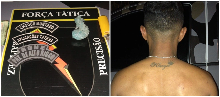 Jovem é preso por tráfico de drogas em Valença