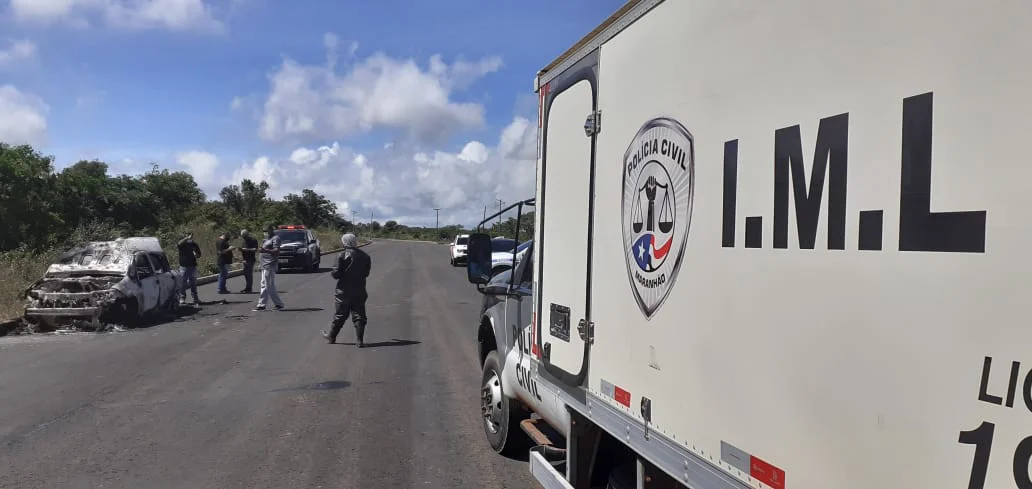 Local da ocorrência no anel viário de Timon