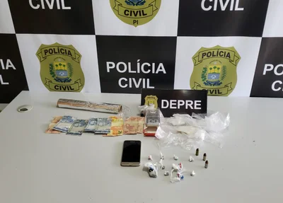 Material apreendido pela DEPRE
