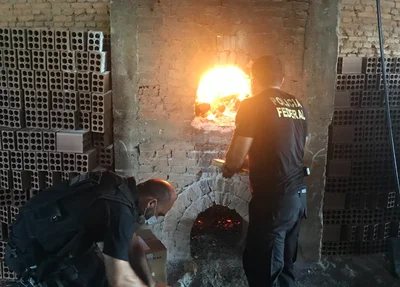 Material apreendido pela Polícia Federal foi incinerado