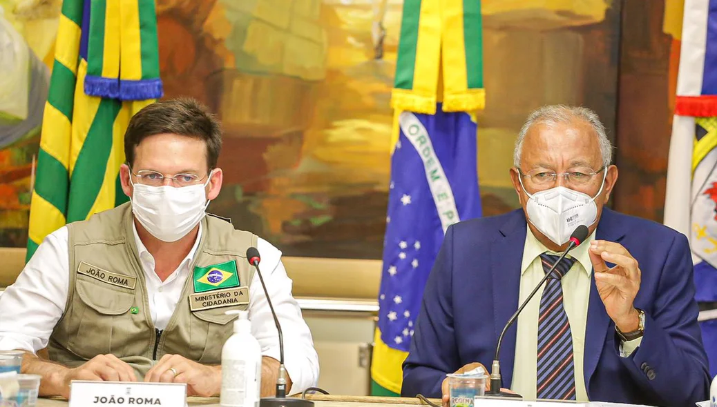 Ministro João Roma e o prefeito Dr. Pessoa