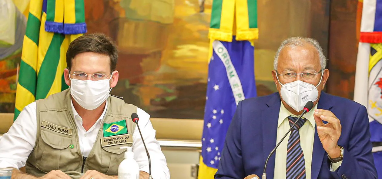 Ministro João Roma e o prefeito Dr. Pessoa