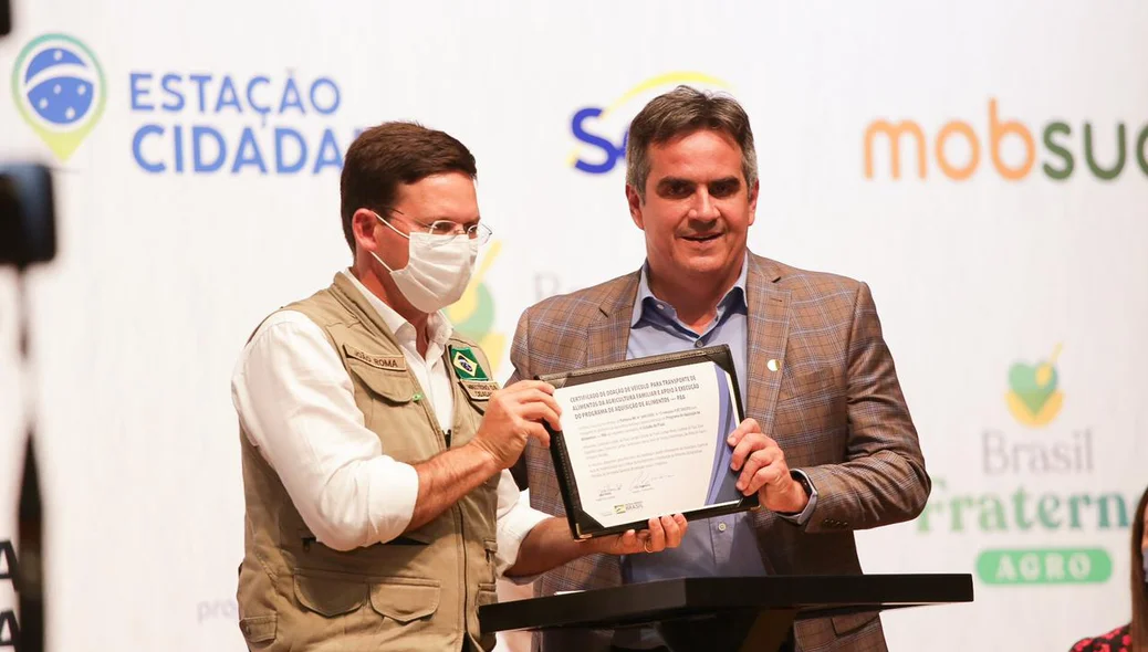 Ministro João Roma e senador Ciro Nogueira