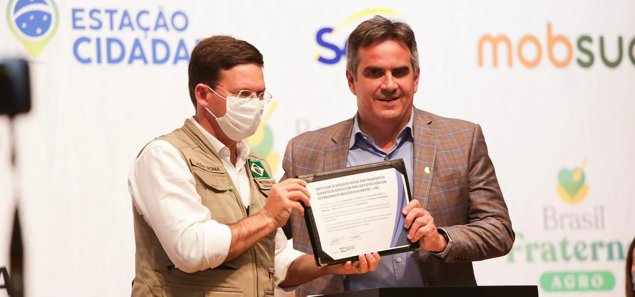Ministro João Roma e senador Ciro Nogueira