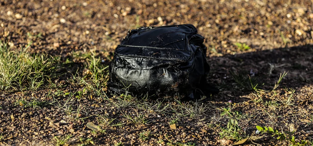 Mochila de uma das vítimas