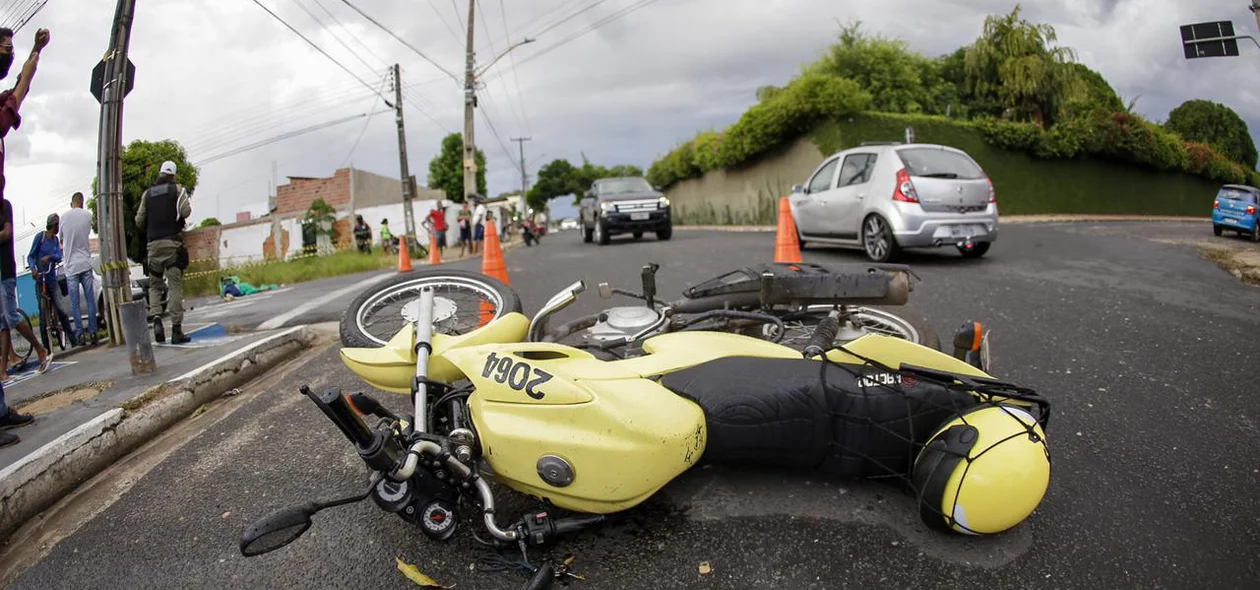 Mototaxista não ficou ferido