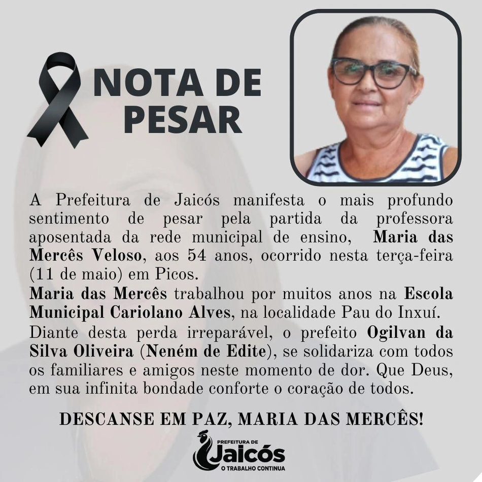 Nota de Pesar