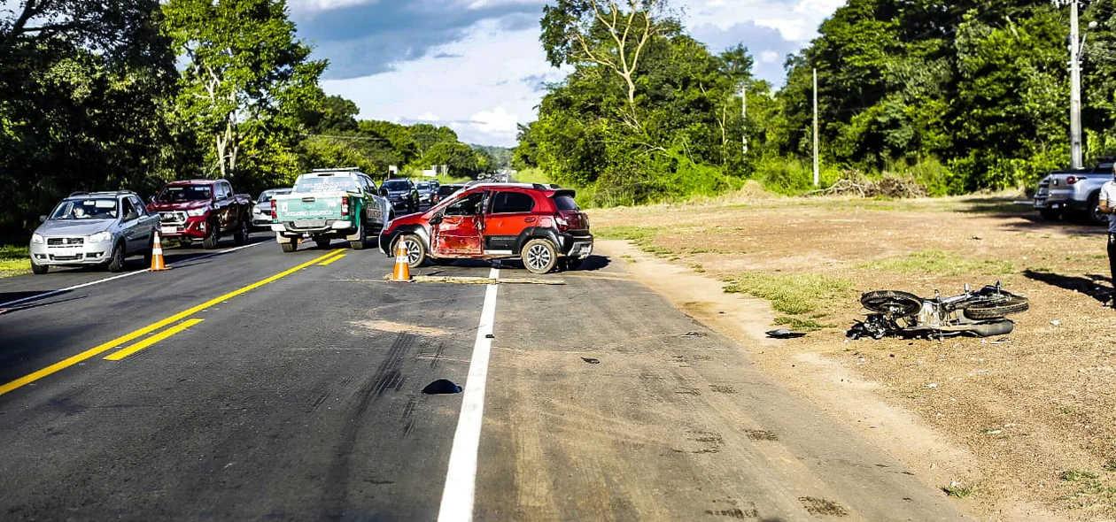O acidente ocorreu na BR 343