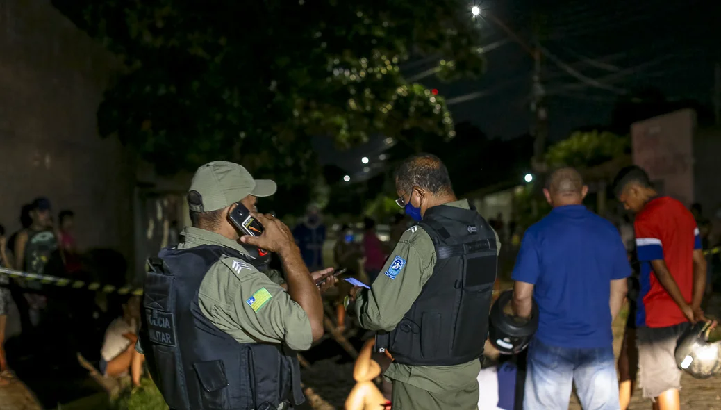 O crime aconteceu na noite desta quarta