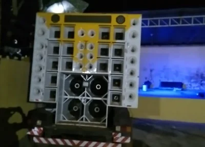 Paredão de som apreendido