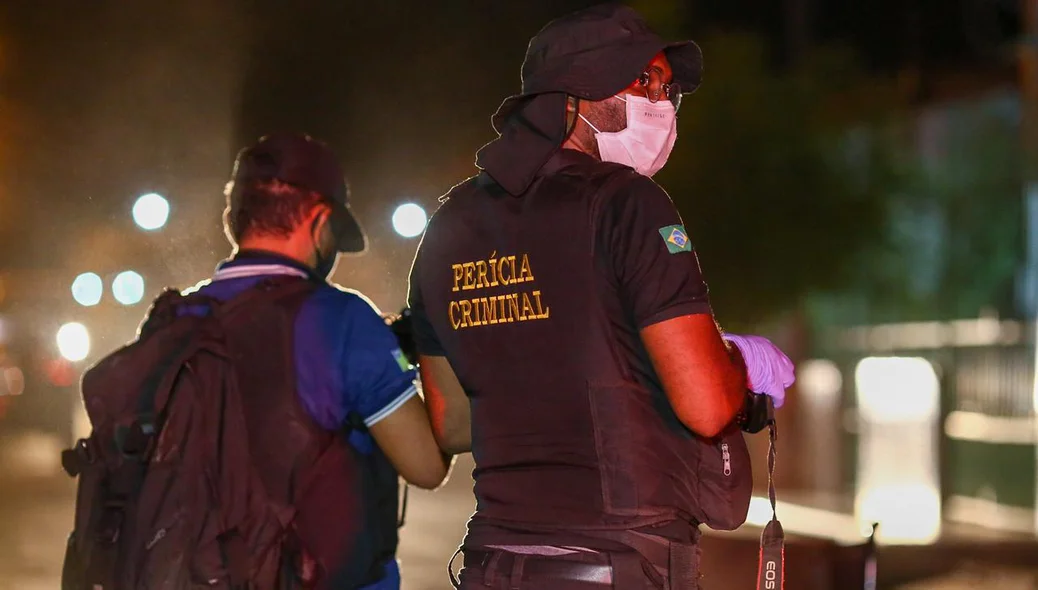 Perícia Criminal no local do crime