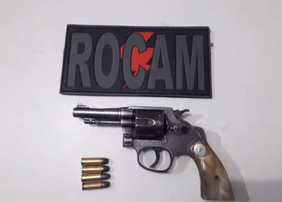 PM apreendeu a arma de fogo
