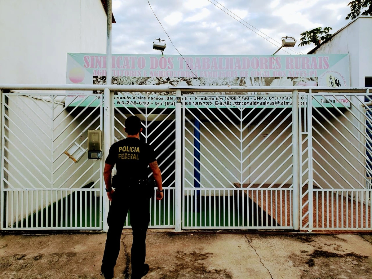 Polícia Federal cumpre mandados em sindicato de Cocal dos Alves