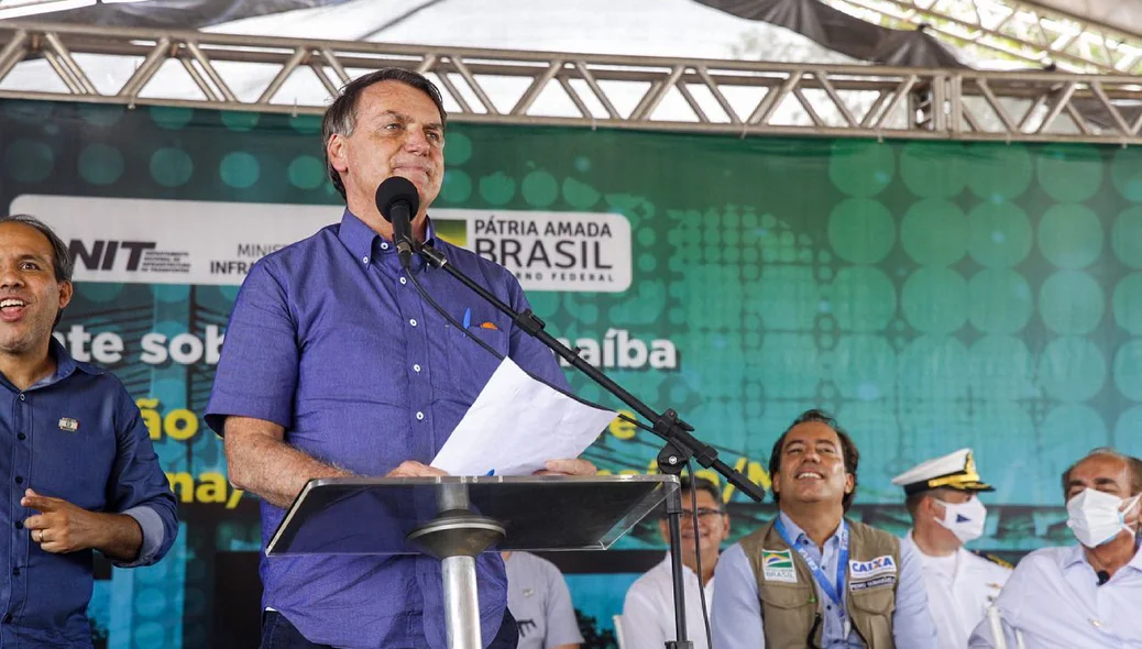 Presidente Jair Bolsonaro em visita ao Piauí