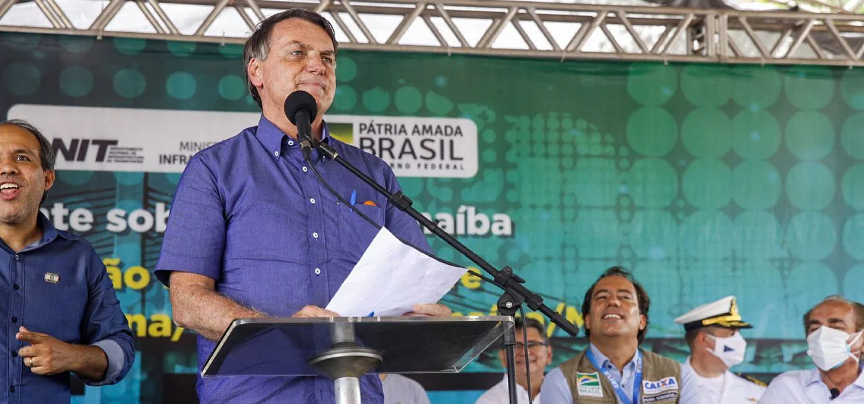 Presidente Jair Bolsonaro em visita ao Piauí