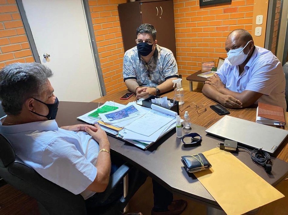 Reunião no gabinete do deputado