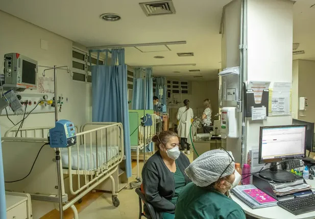 Sala de observação do Hospital Menino Jesus, em São Paulo.