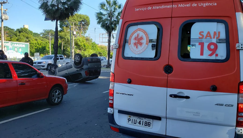 Samu foi acionado para acidente com em Teresina