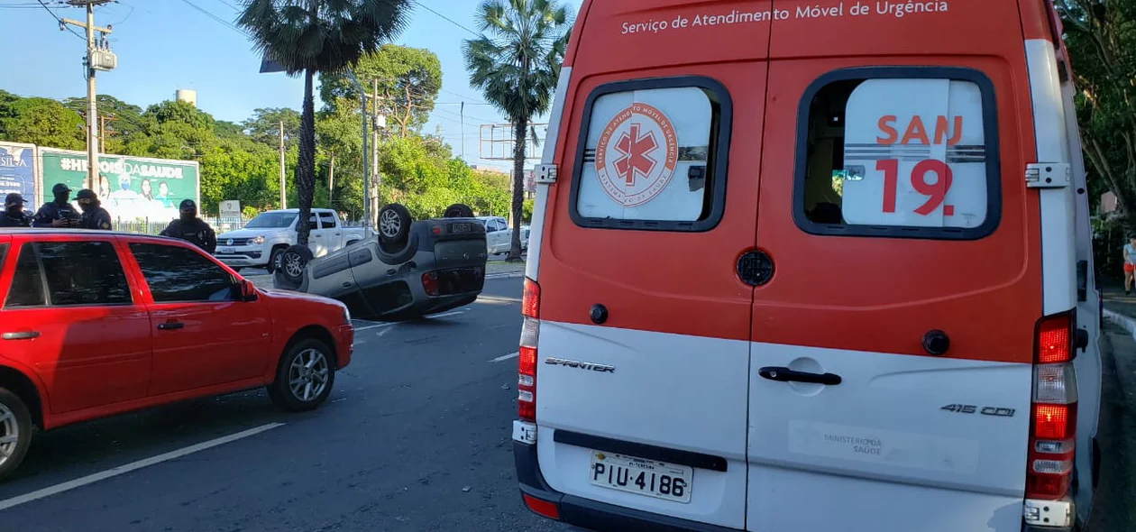 Samu foi acionado para acidente com em Teresina