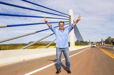 Senador Ciro Nogueira visita ponte em Santa Filomena