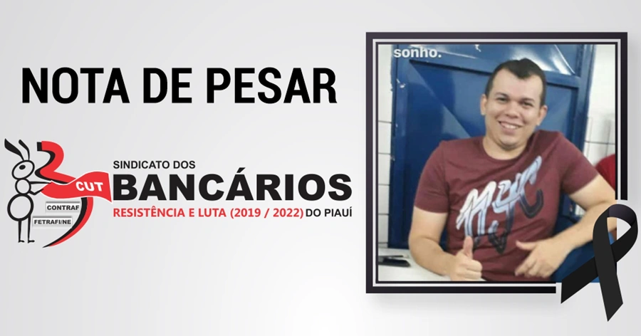 Sindicato dos bancários emite nota de pesar