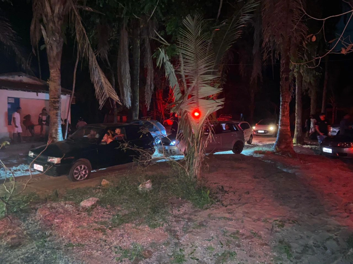 Sítio na zona leste onde ocorria a festa