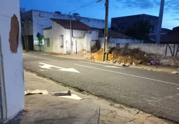 Terreno fica localizado na Rua São Pedro