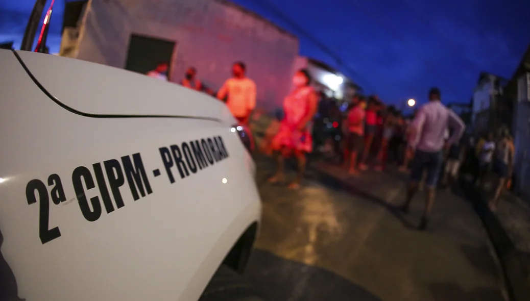 Viatura da Companhia Independente de Policiamento do Promorar