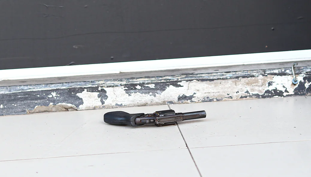 Arma de fogo utilizada no crime