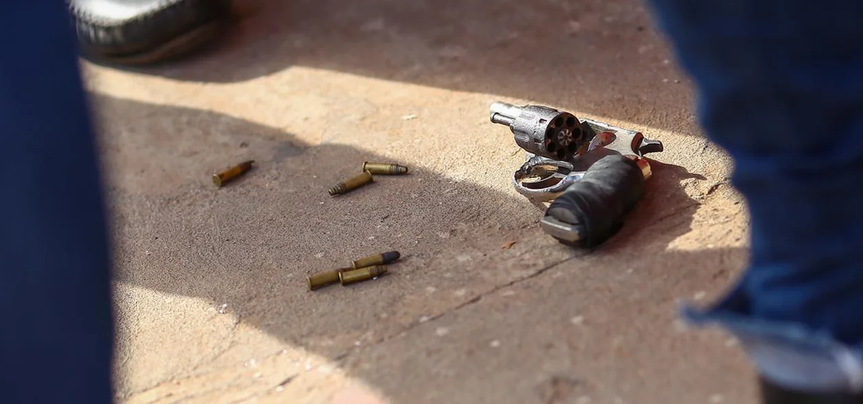 Arma usada pela bandido
