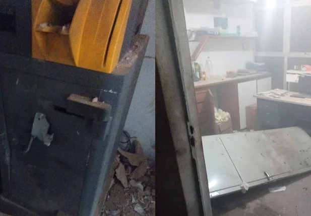 Bandidos explodem cofre de posto de combustível em Timon