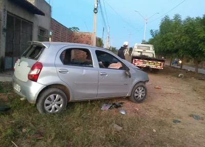 Carro envolvido no acidente