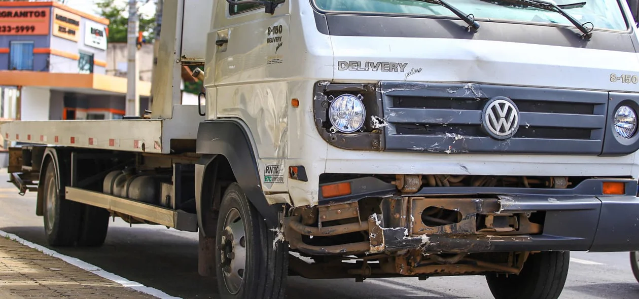 Carro-Guincho envolvido no acidente