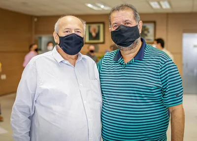 Charles da Silveira e Carlos Lupi