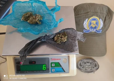 Droga apreendida na PI 459