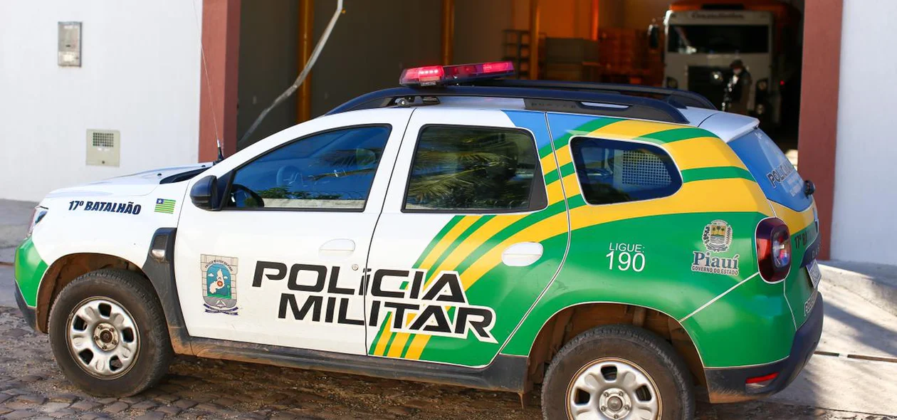 Equipe do 17º BPM no local da ocorrência