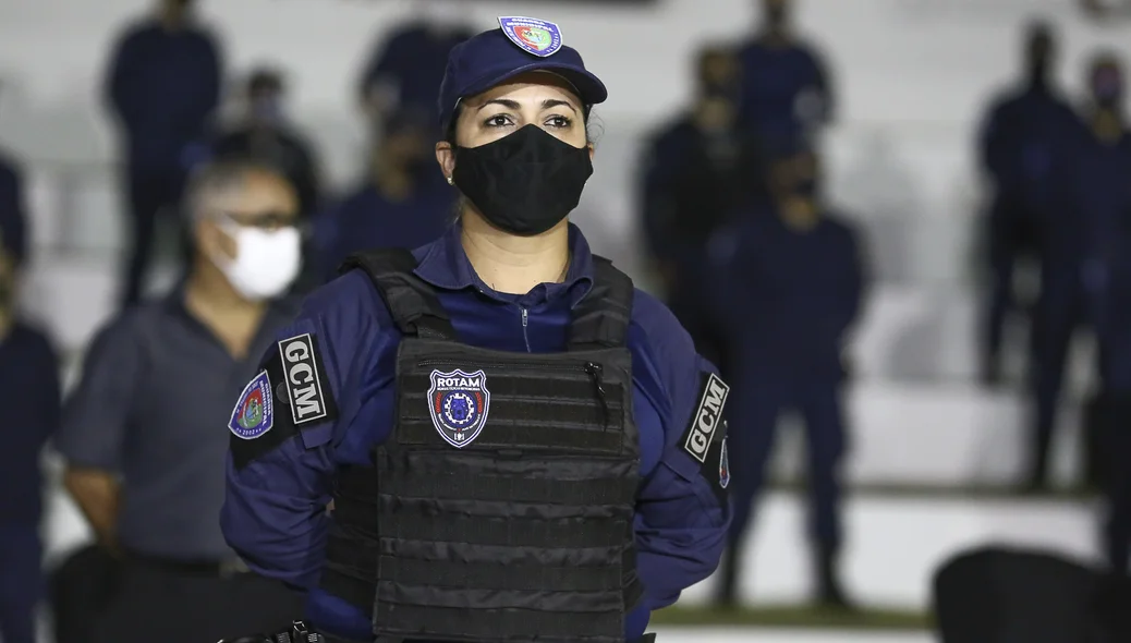 Guarda Municipal na solenidade de posse do novo comandante