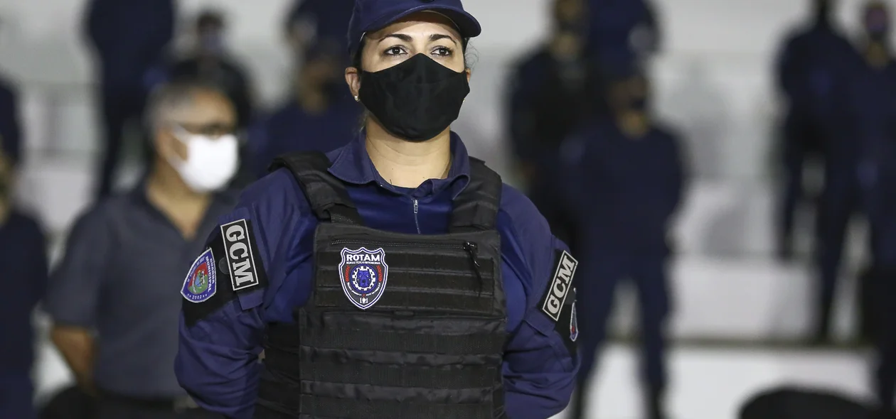 Guarda Municipal na solenidade de posse do novo comandante