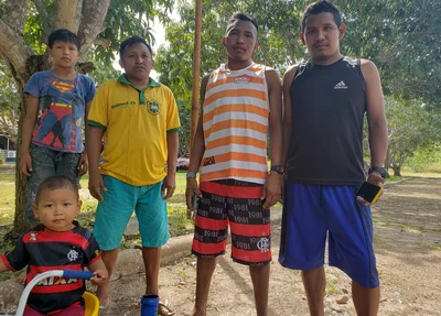 Indígenas da etnia Warao abrigados na Emater