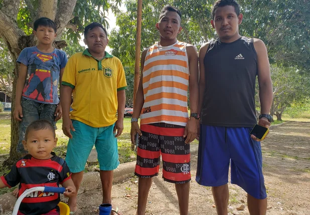 Indígenas da etnia Warao abrigados na Emater