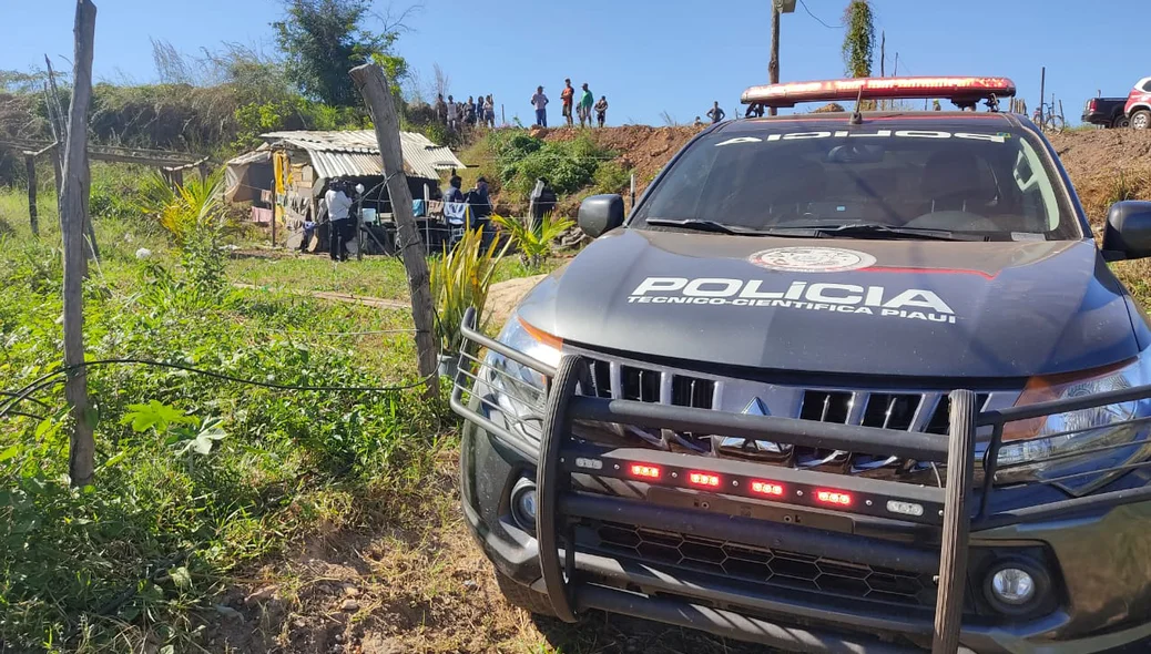 Local onde os corpos foram encontrados na zona leste de Teresina