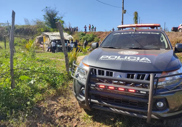 Local onde os corpos foram encontrados na zona leste de Teresina