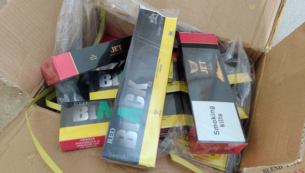 Mais cigarros apreendidos