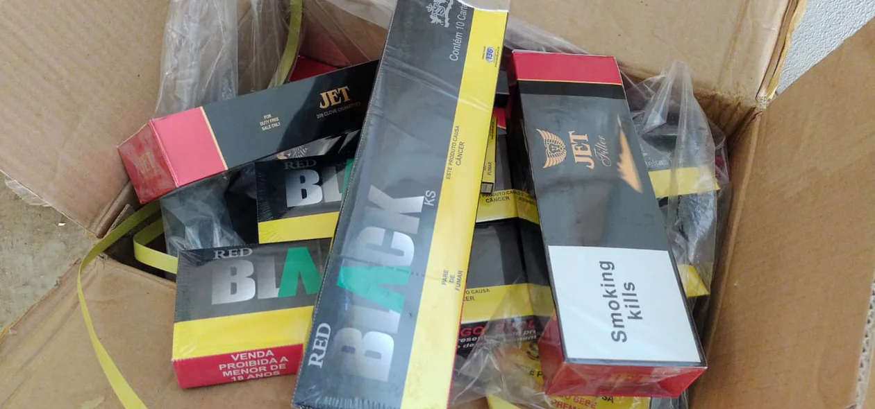 Mais cigarros apreendidos