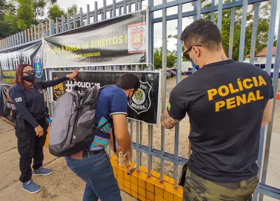 Manifestação dos policiais em Teresina