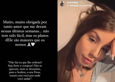 Maria Lina reaparece nas redes sociais após morte do filho